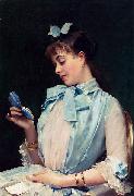 Portrait Of Aline Mason In Blue, Raimundo Madrazo